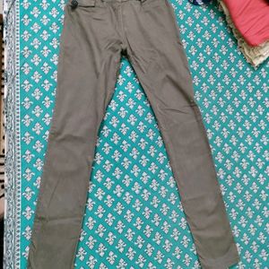 Olive Colour Pants