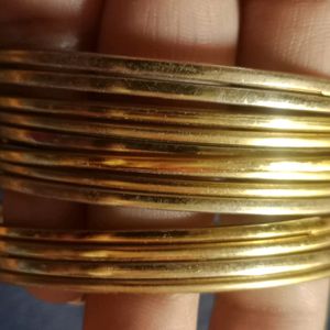 Plain Golden Bangles