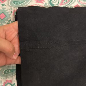 H&M Black Suede Skirt