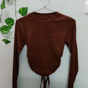 Backless Tie-Up Top