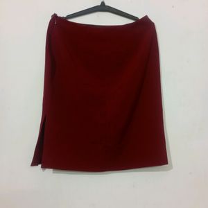 Maroon Skirt ❗Price Drop❗