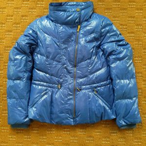 DIA BLUE PUFFER JACKET