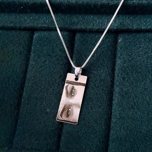 Personalised Two Side Picture Silver Pendant