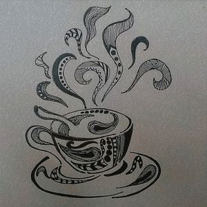 Coffee Doddle Art