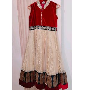 Anarkali Designer Dress With Pant And Duppataa.