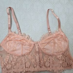 Peach Bralette Top