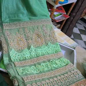 Like New Light Green Saree