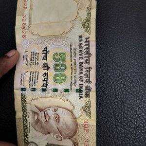 500rupees Old Note