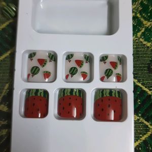 Reusable|Washable Korean TOE NAILS - Set Of 24