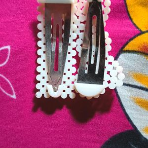 Princess White Clips