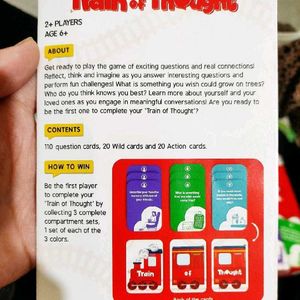 Train Of Thought Cards Party Game