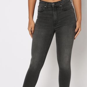 H&m Grey Skinny High Waist Jeans