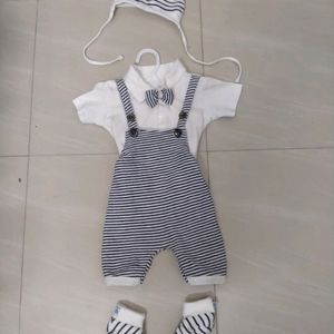 Combo Of 3 Boys Romber Suits With Cap and Bootties