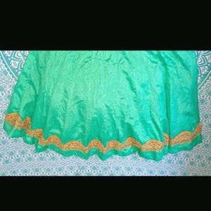 Semi-Heavy Unused Lehenga With Golden Border