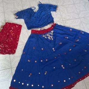 Blue Chaniya Choli