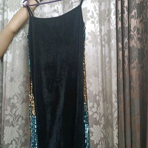 Sequence Velvet Dress