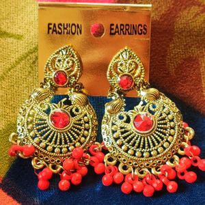 Red Jhumka