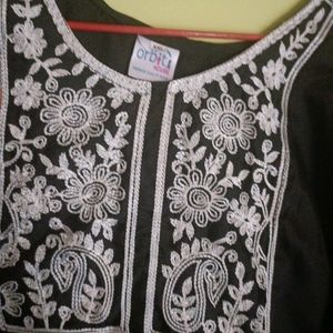 Beautiful Tops Black Embroidery