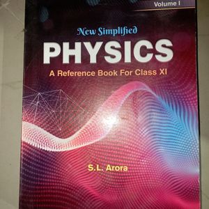 Sl Arora Physics Class 11 Reference Book XI