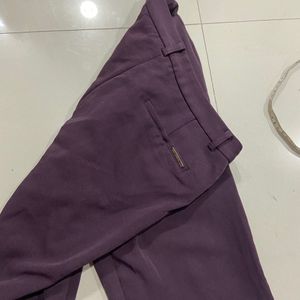 Purple Warm Trousers