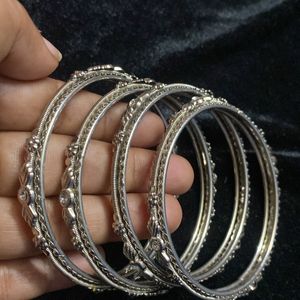 SILVER BANGLES