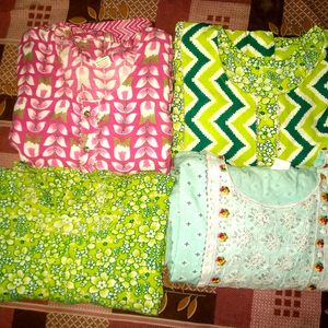 4 Amazing Kurti Set Combo