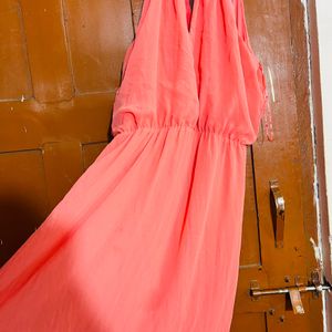 Peach Maxi Dress