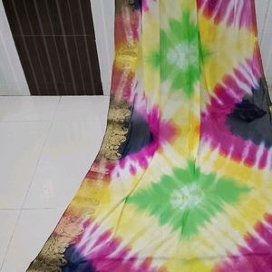 Multicolored Saree