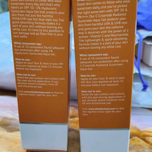 (Pack Of 2) The Derma Co Sunscreen Aqua Gels