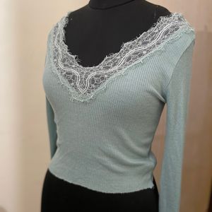 Lace Casual Top