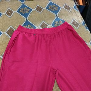 Brand new rose pink Cotton salwar pant