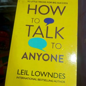 How To Talk,To Anyone📚