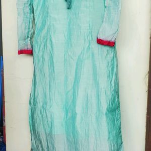 LONG LENGTH KURTHI WITH THREAD DESIGN WORK  ..