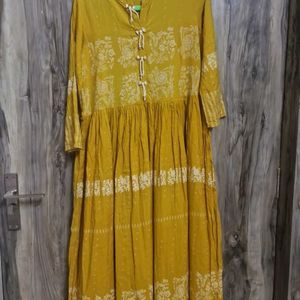 Long Mustar Yello Kurta