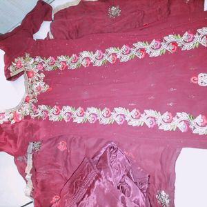 Maroon Bridal Suit