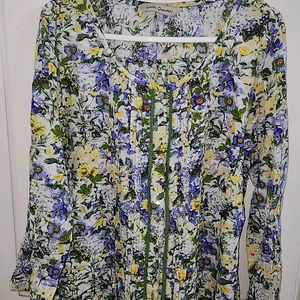 LATIN QUARTERS FLORAL TOP