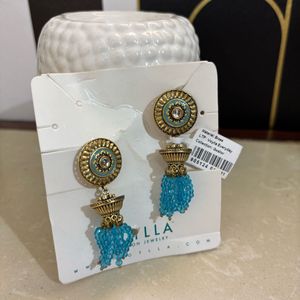 Gwalior Dome And Tassels Drop Earrings