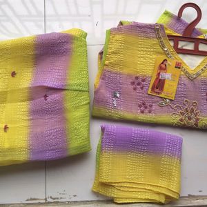 Less FRILLED Sharara Suit (5-6 Years)