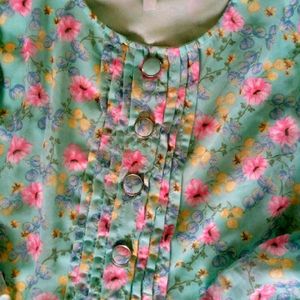 Front Cut Kurta Chiffon