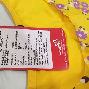 Yello Kurti New With Tags