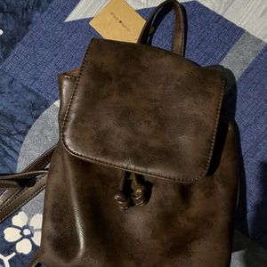 Leather Bagpack