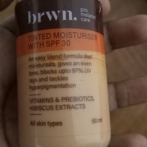 Brown Tinted Moisturiser With Spf 30