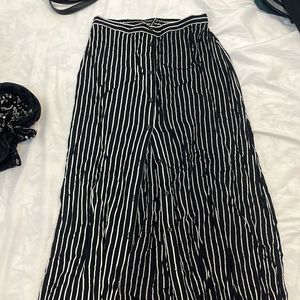 Midi Striped Skirt