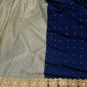 Velvet Saree