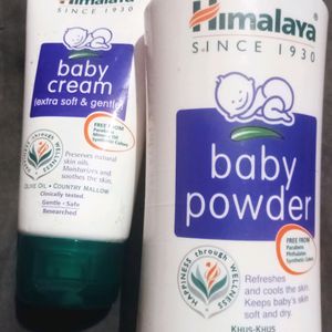 Combo Of Himalaya Baby Cream And Powder