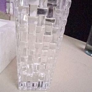 NACHTMANN ORIGINAL HEAVY FLOWER CRYSTAL VASE