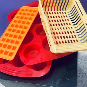 Molds, Ice Cube Plate And Fruit Tray