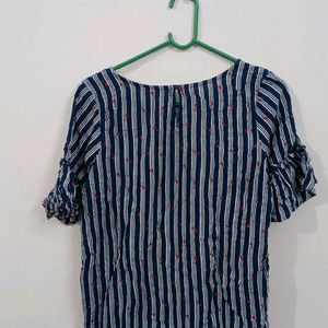 Navy Blue Summee Top