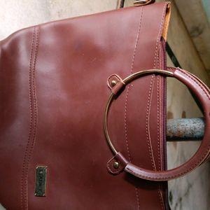 A Brown Colored Handbag