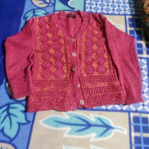 Ladies Pink Sweater